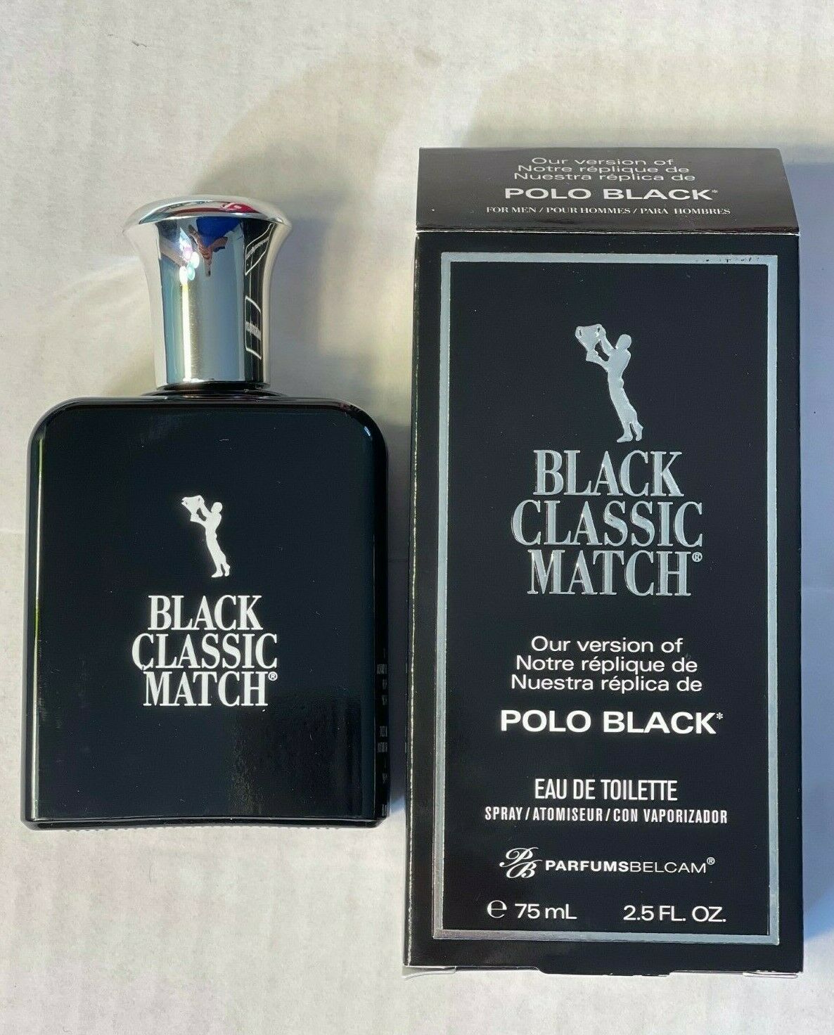 PB ParfumsBelcam Black Classic Black, our version of Polo Black, EDT Spray,  75 ml (Pack of 1) : : Beauty & Personal Care