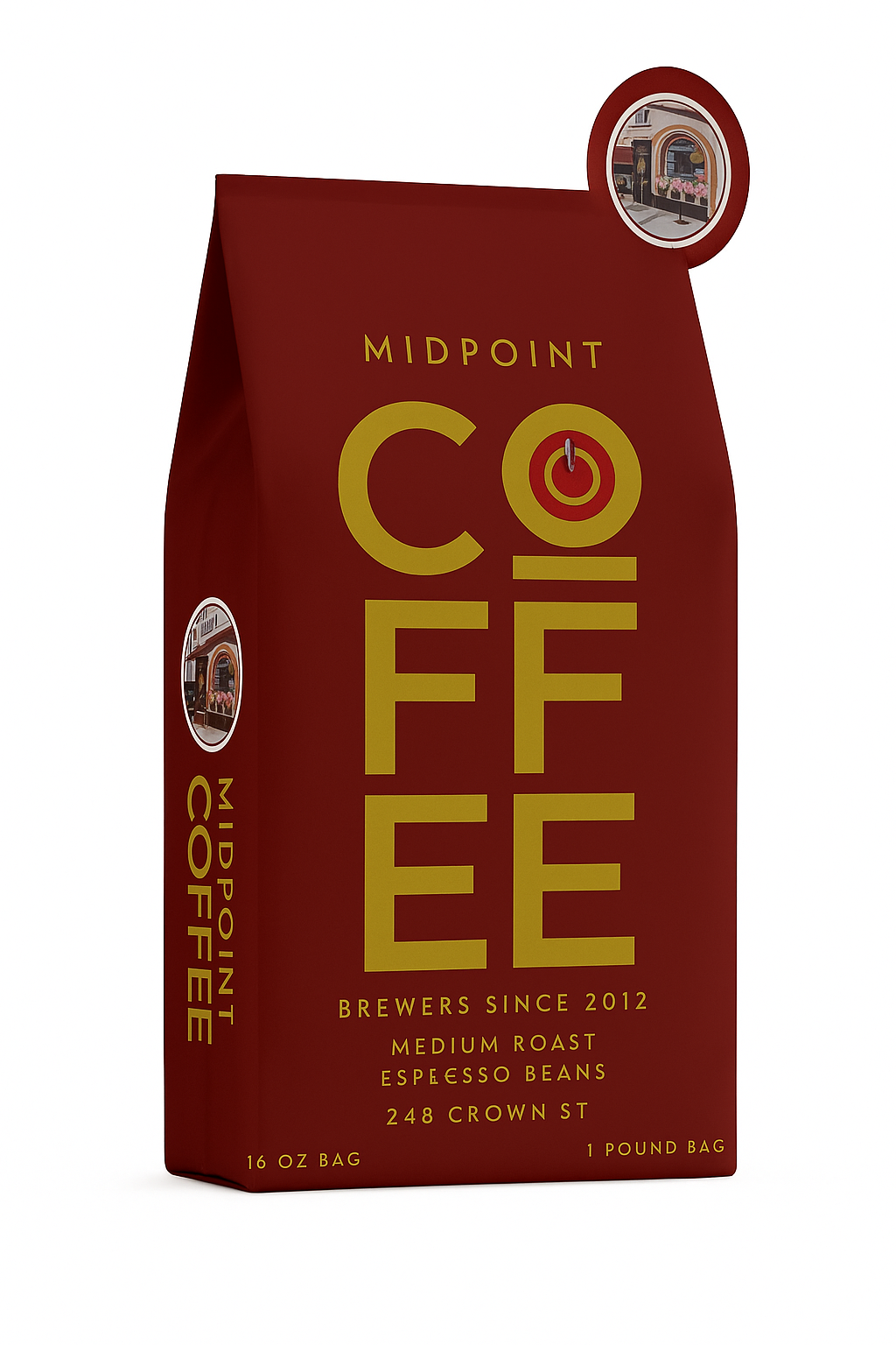 Italian Imported Medium Roast Espresso Blend – 16 oz 1 POUND