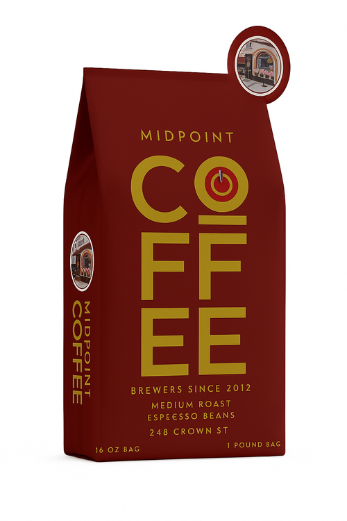 Italian Imported Medium Roast Espresso Blend – 16 oz 1 POUND